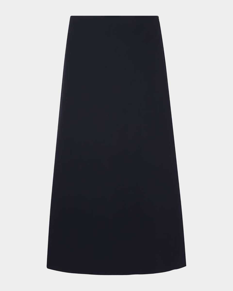 Minimal High Waist Scuba Skirt